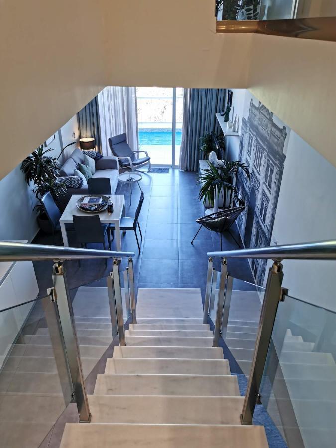 Duplex Maisonette With Heated P-Pool And Jacuzzi Saint Julian's Екстер'єр фото